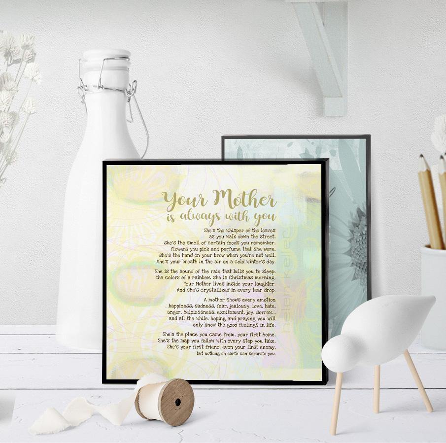 0516 Helen Keller Mother Is Always With You Art - deloresartcanada