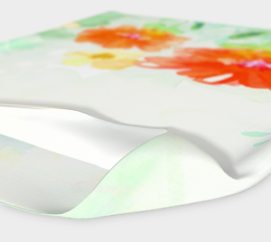 Coral Floral Headband by Deloresart - deloresartcanada