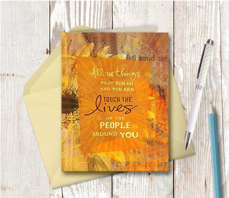 0052 Things You Do Note Card
