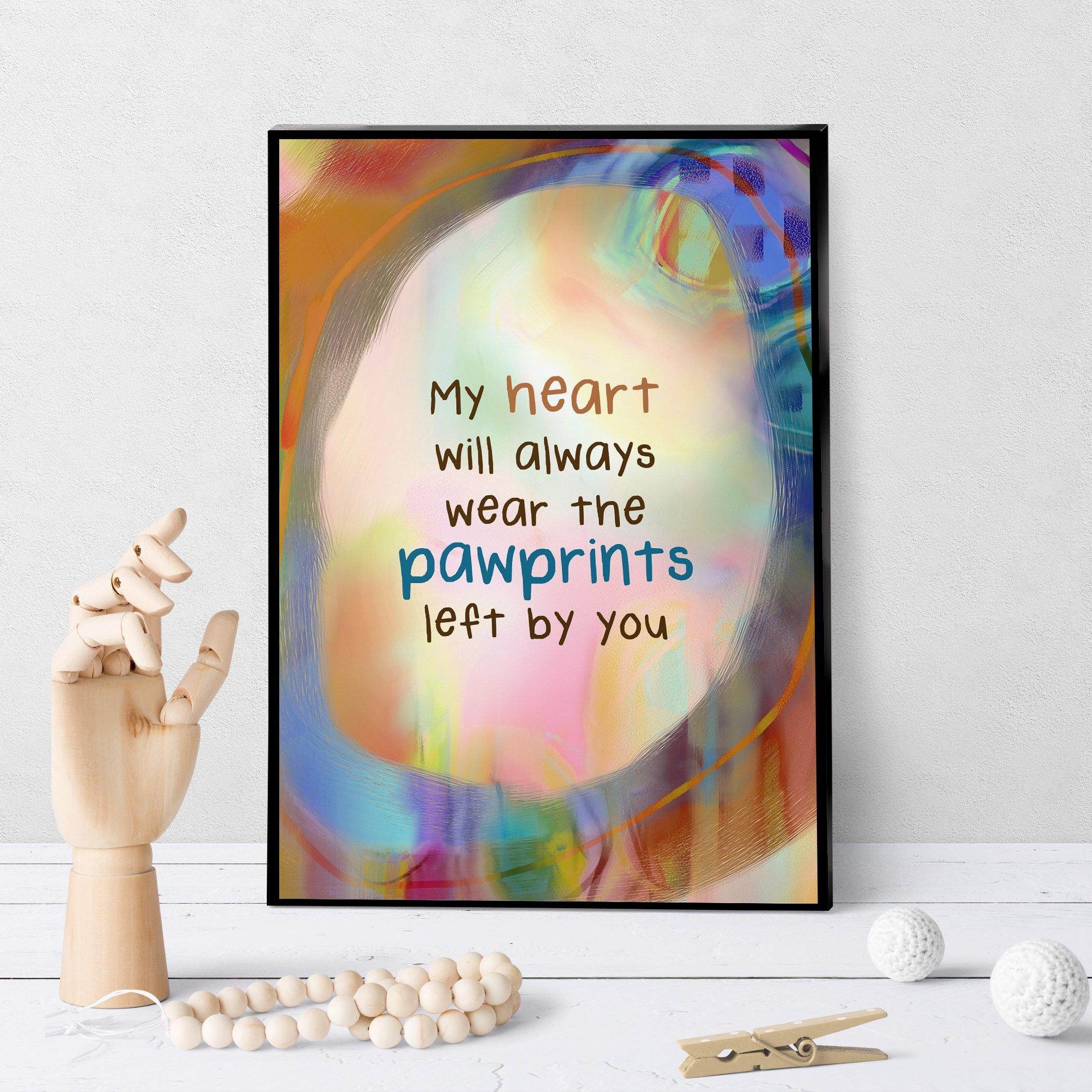 0555 Pawprints Art - deloresartcanada