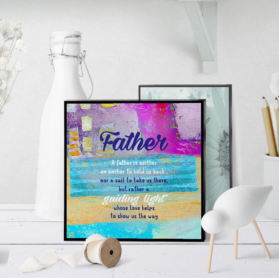 0608 Father Guiding Light Art - deloresartcanada
