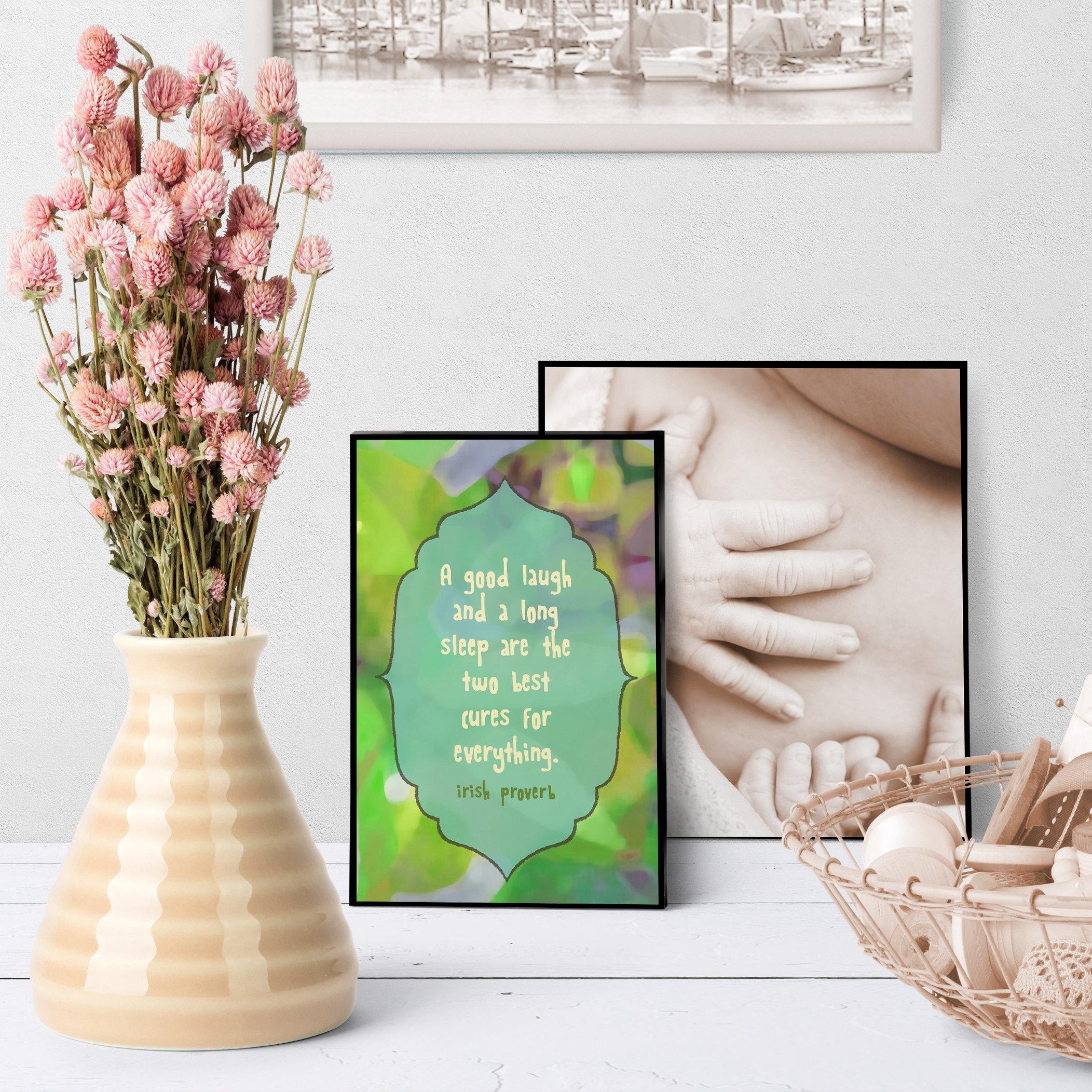 0666 Good Laugh Long Sleep Art - deloresartcanada