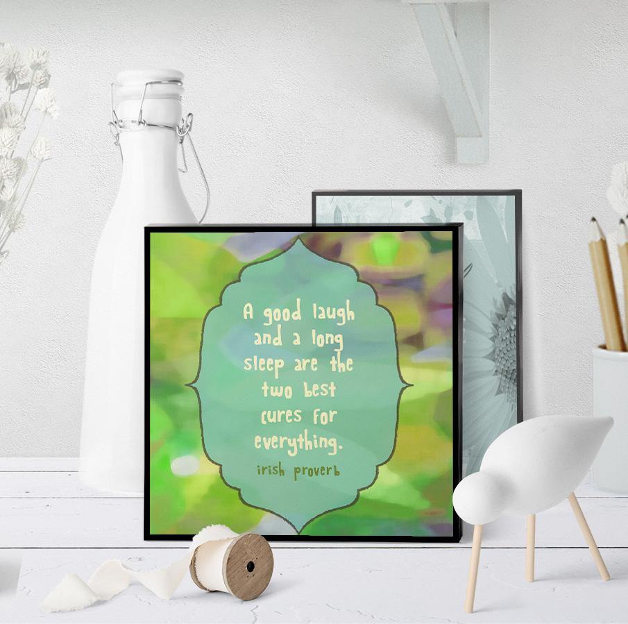 0666 Good Laugh Long Sleep Art - deloresartcanada