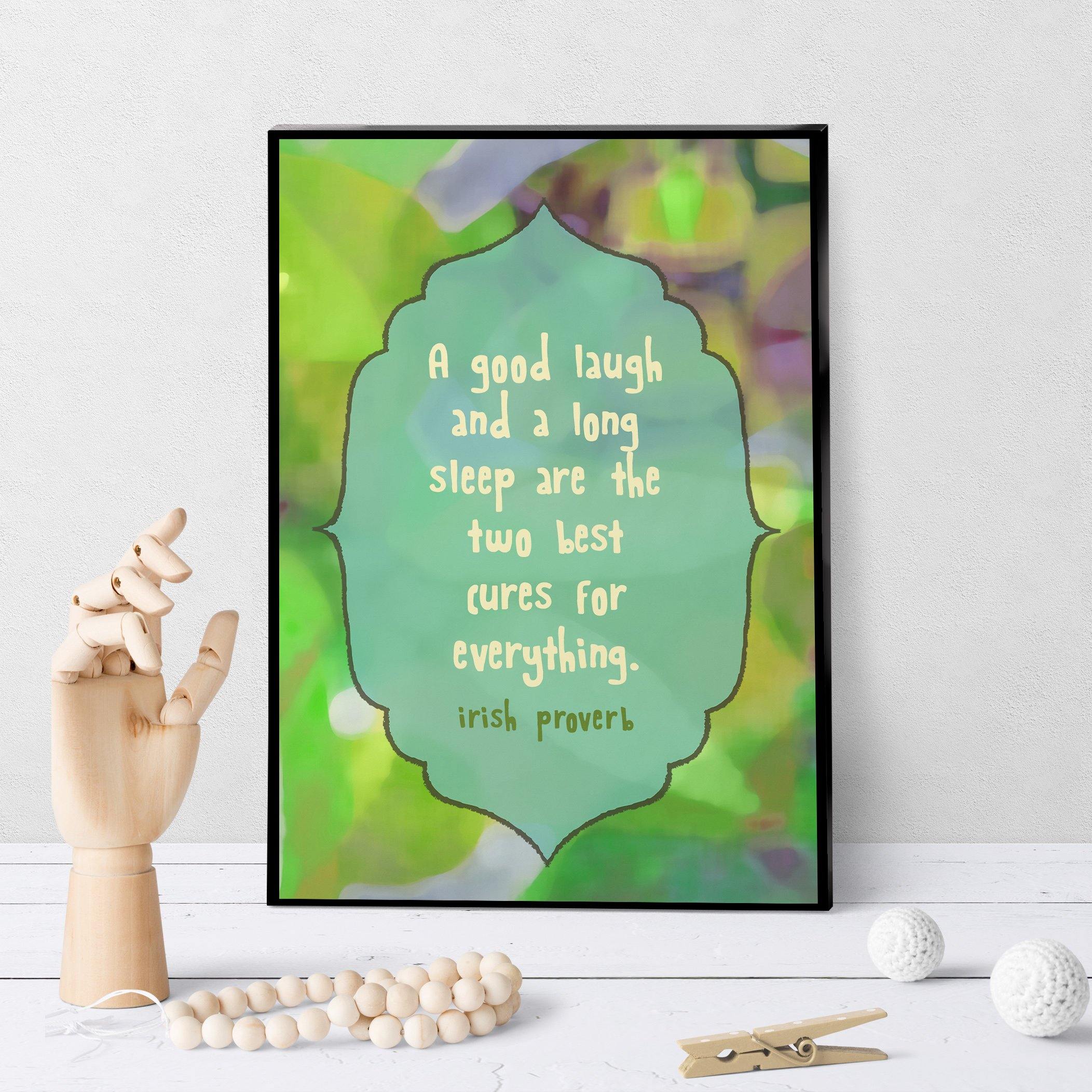 0666 Good Laugh Long Sleep Art - deloresartcanada