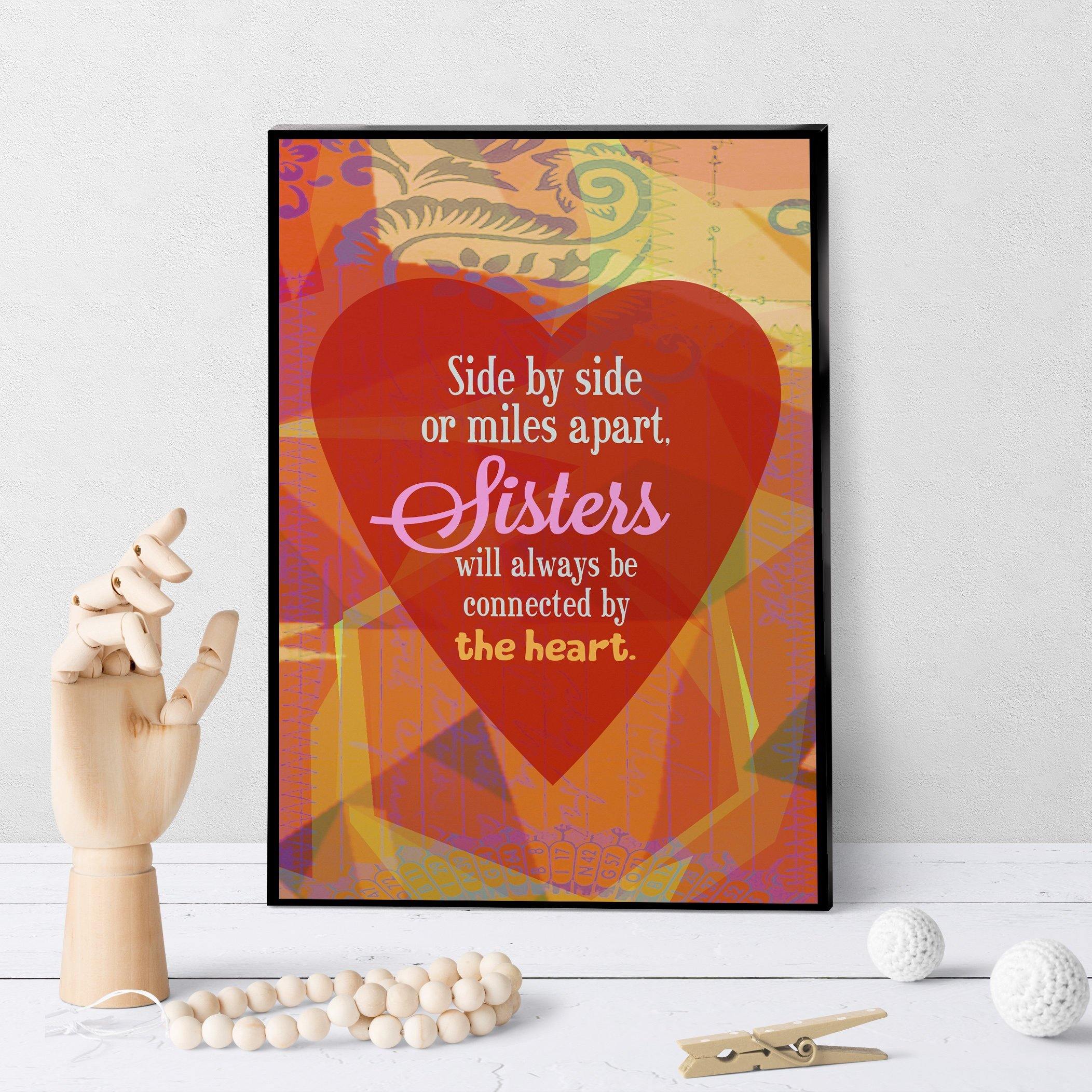 0676 Sister Side By Side Art