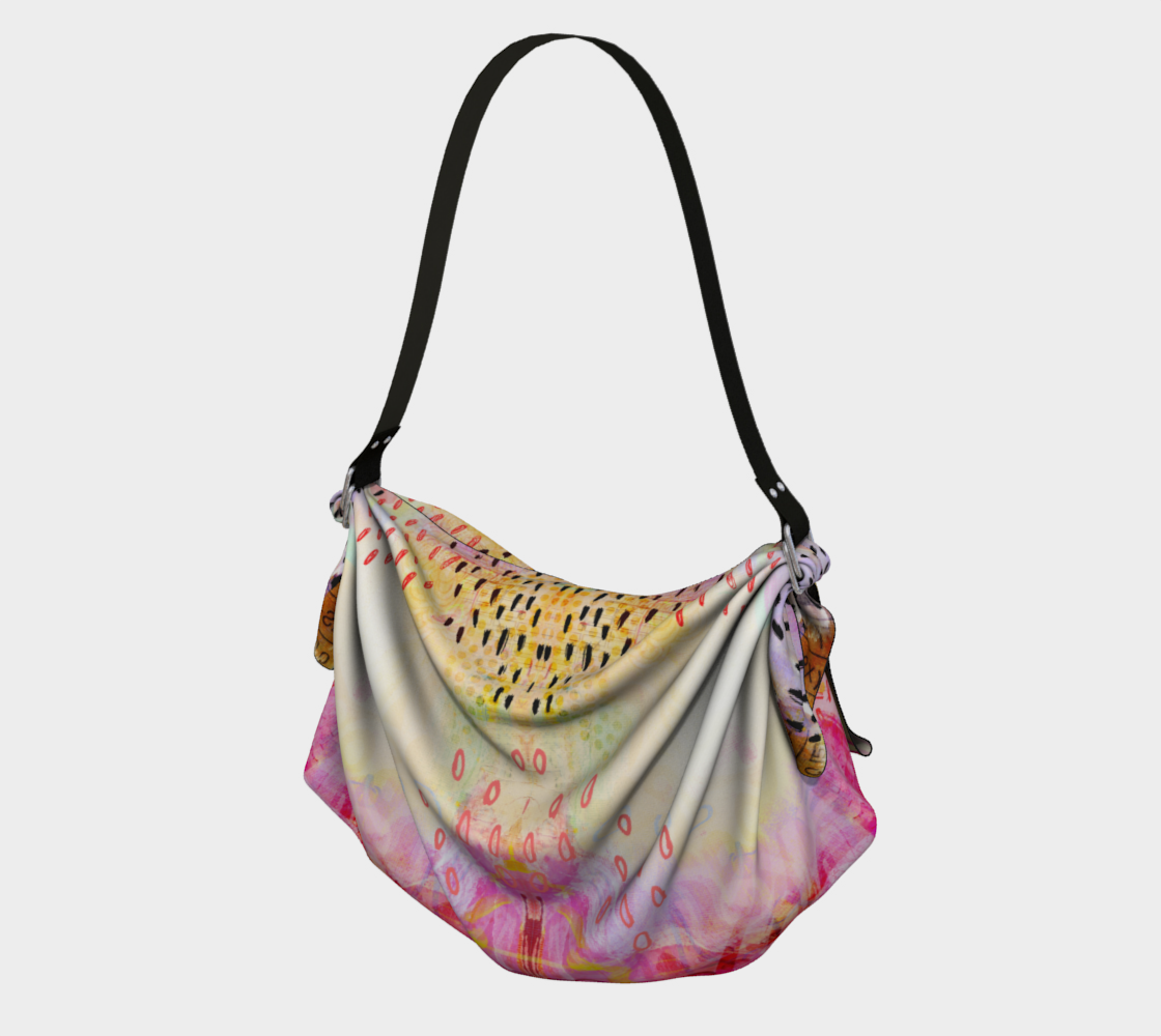 I Love Us Origami Tote by Deloresart - deloresartcanada