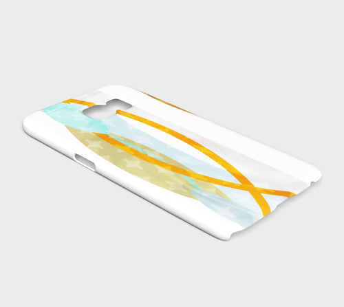 Del 489A Side By Side Green And Yellow Device Case - deloresartcanada