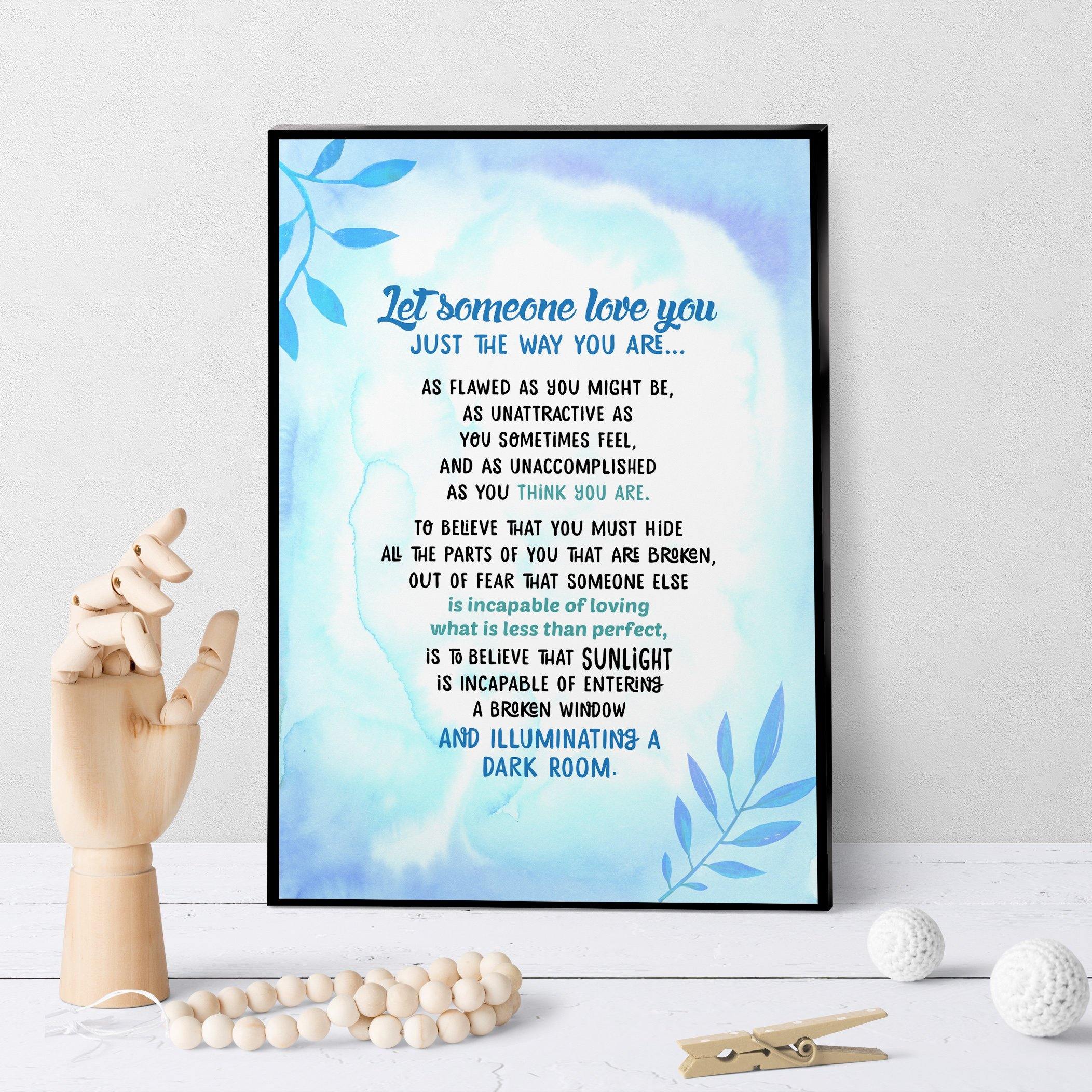 0703 Love You Just The Way You Are Art - deloresartcanada