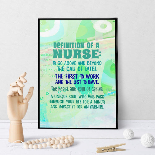0736 Definition Of A Nurse Art - deloresartcanada