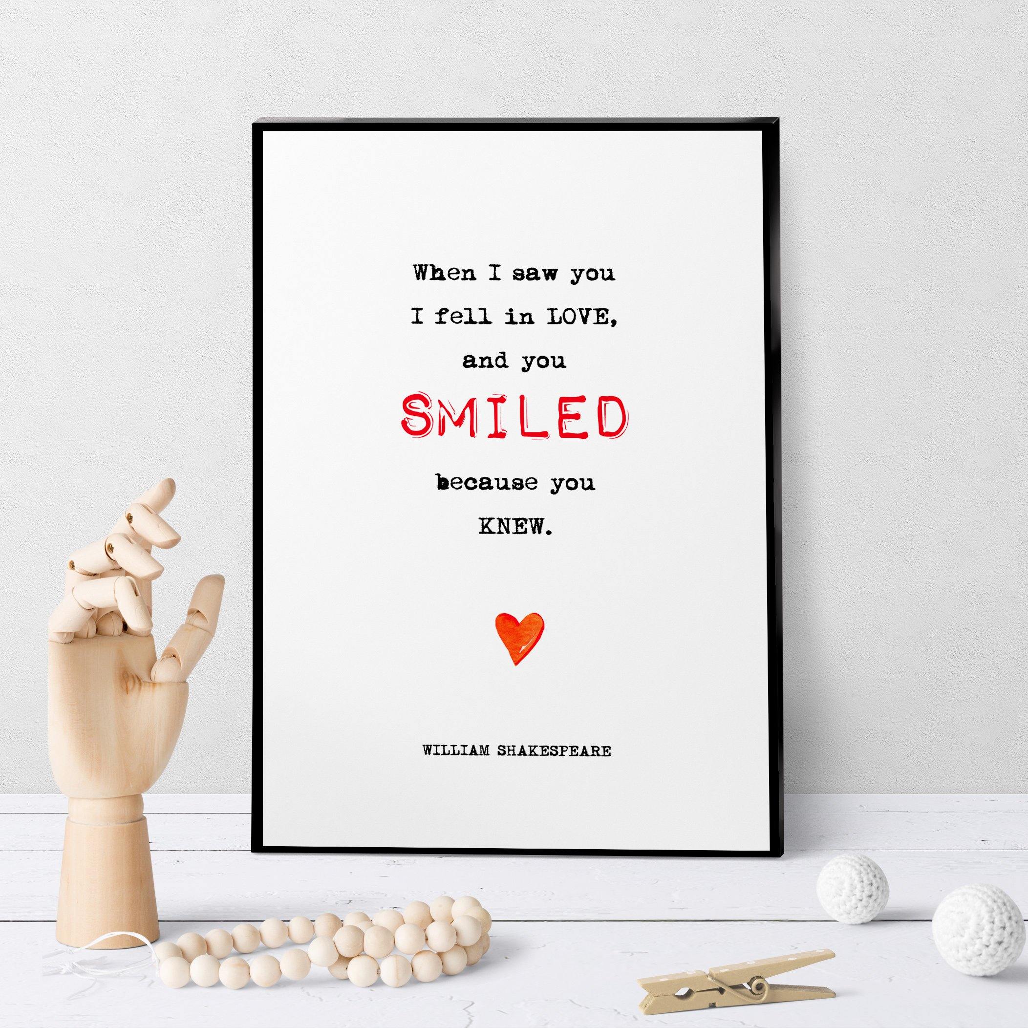 0749 When I Saw You I Fell In Love Art