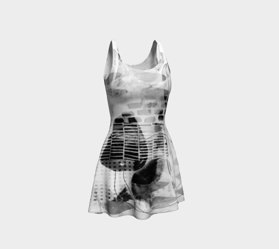 General Studies B & W Dress by Deloresart