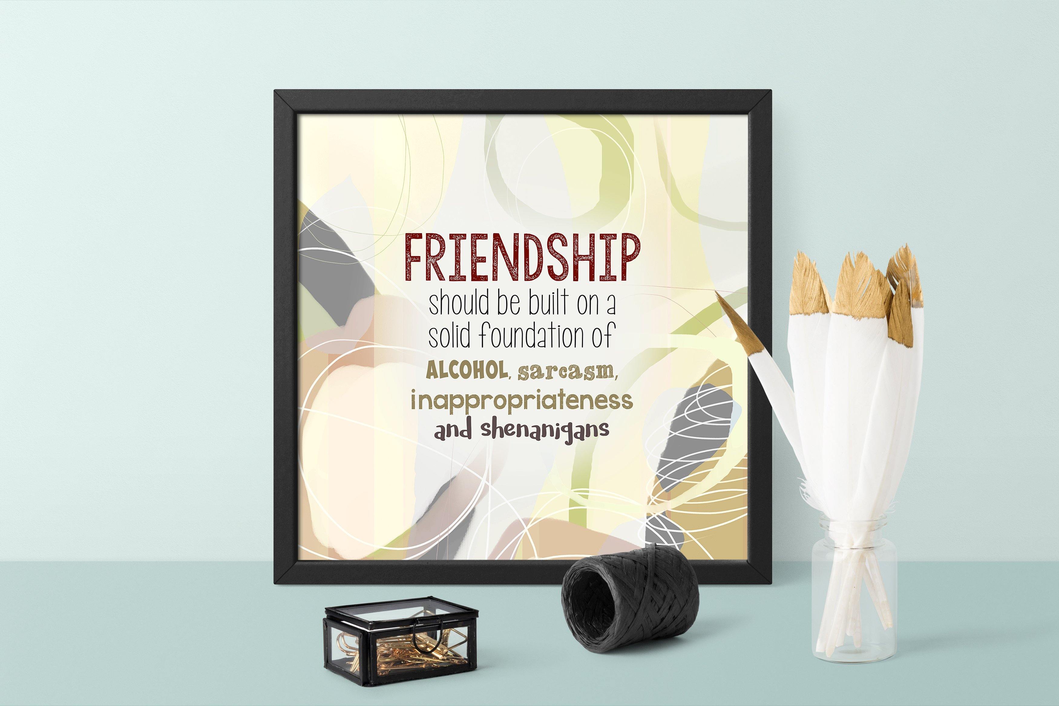 0810. Friendship Shenanigans Digital Download - deloresartcanada