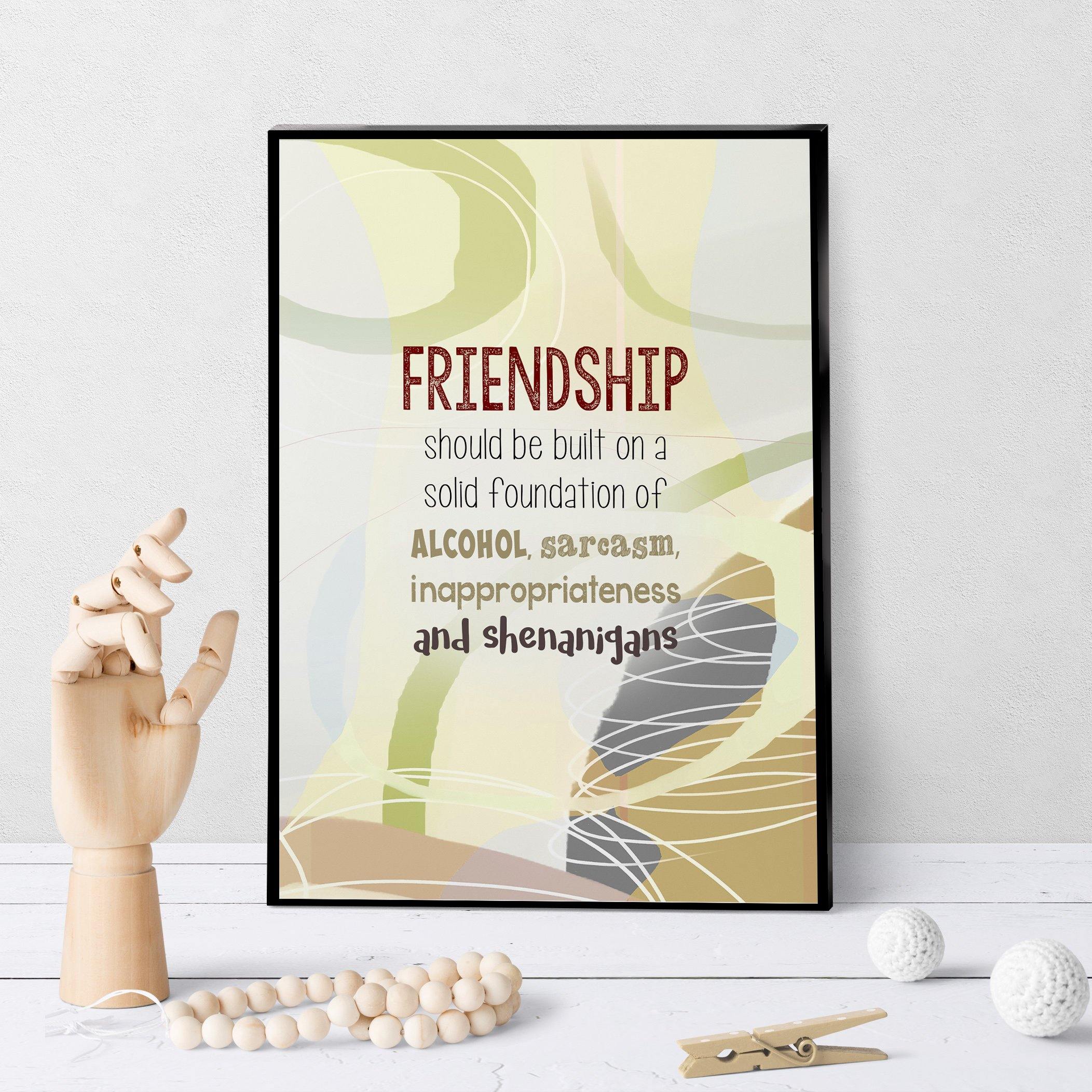 0810 Friendship - Shenanigans Art - deloresartcanada