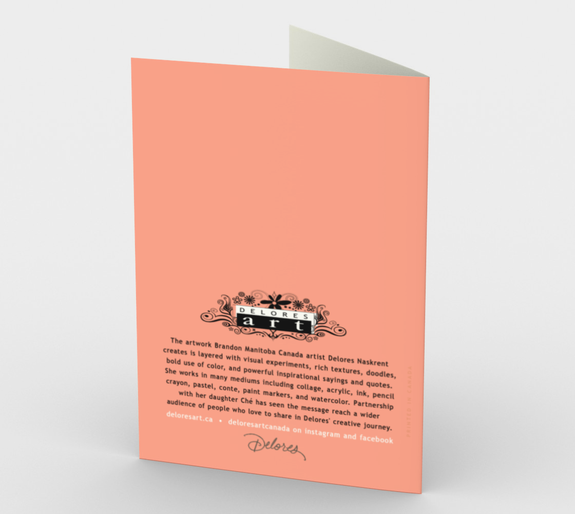 1211. Token Of My Poverty  Card by DeloresArt