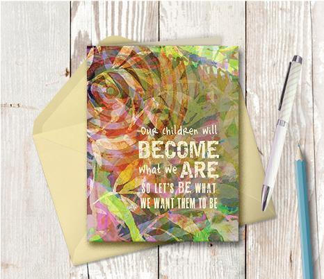 0080 Serenity Note Card - deloresartcanada