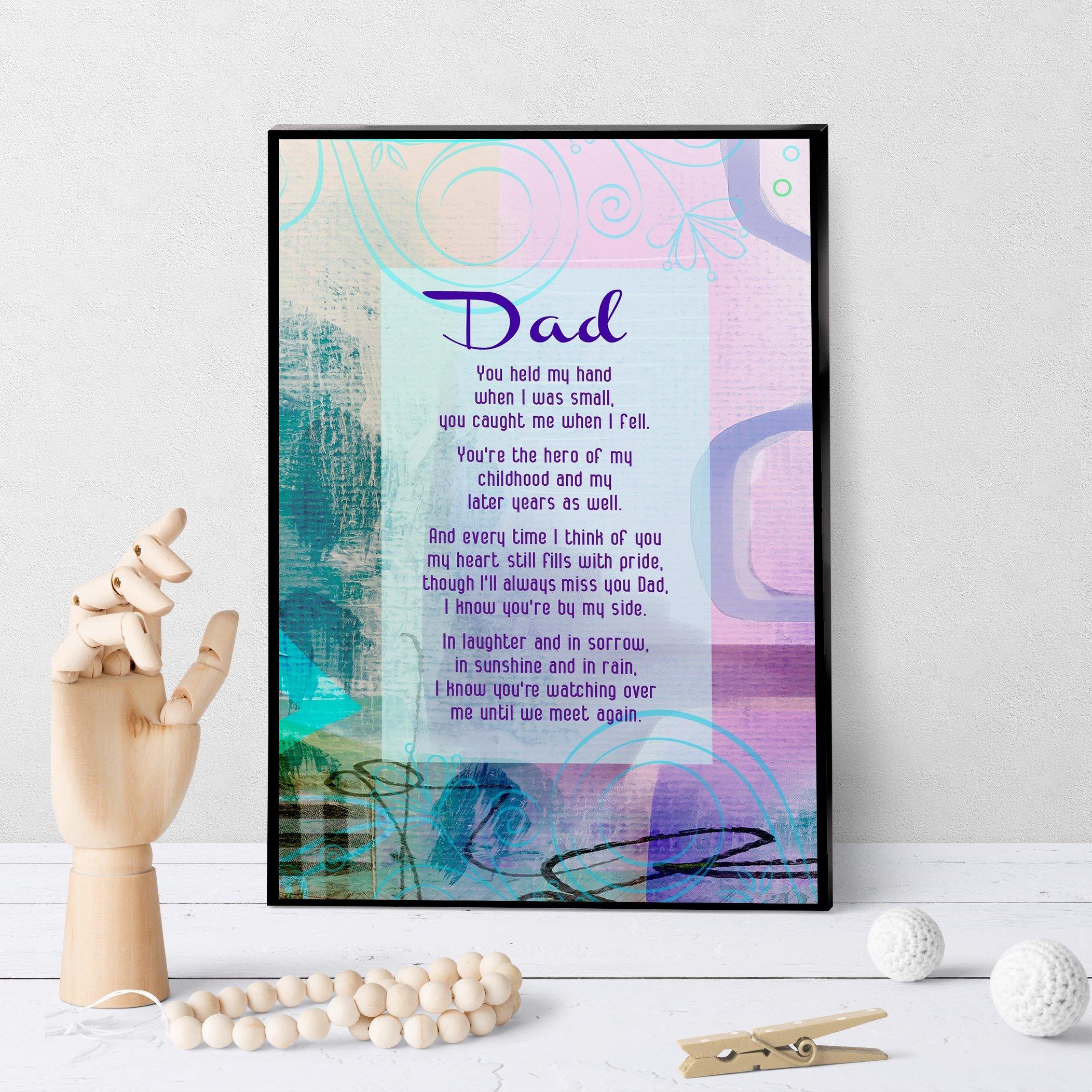 0837 Losing Dad - Sympathy Art