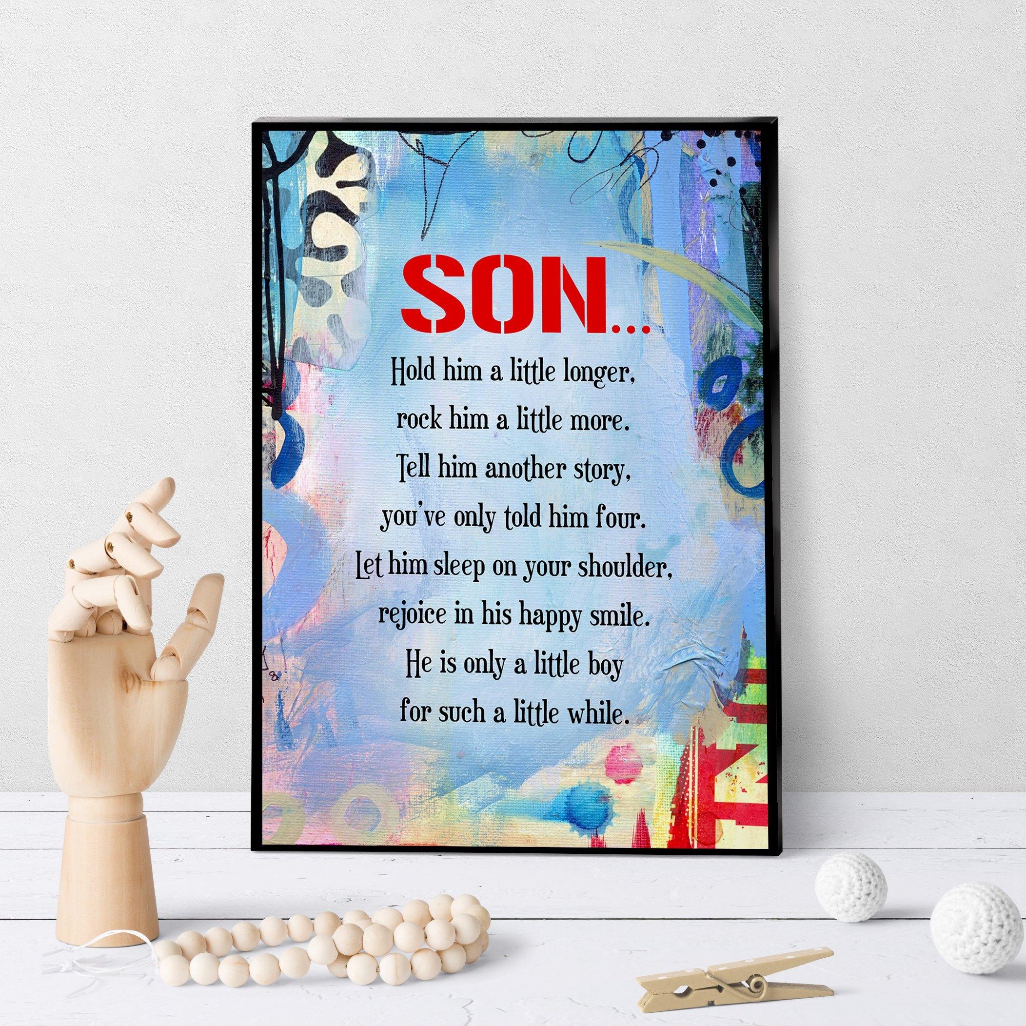 0852 Son Hug Art - deloresartcanada