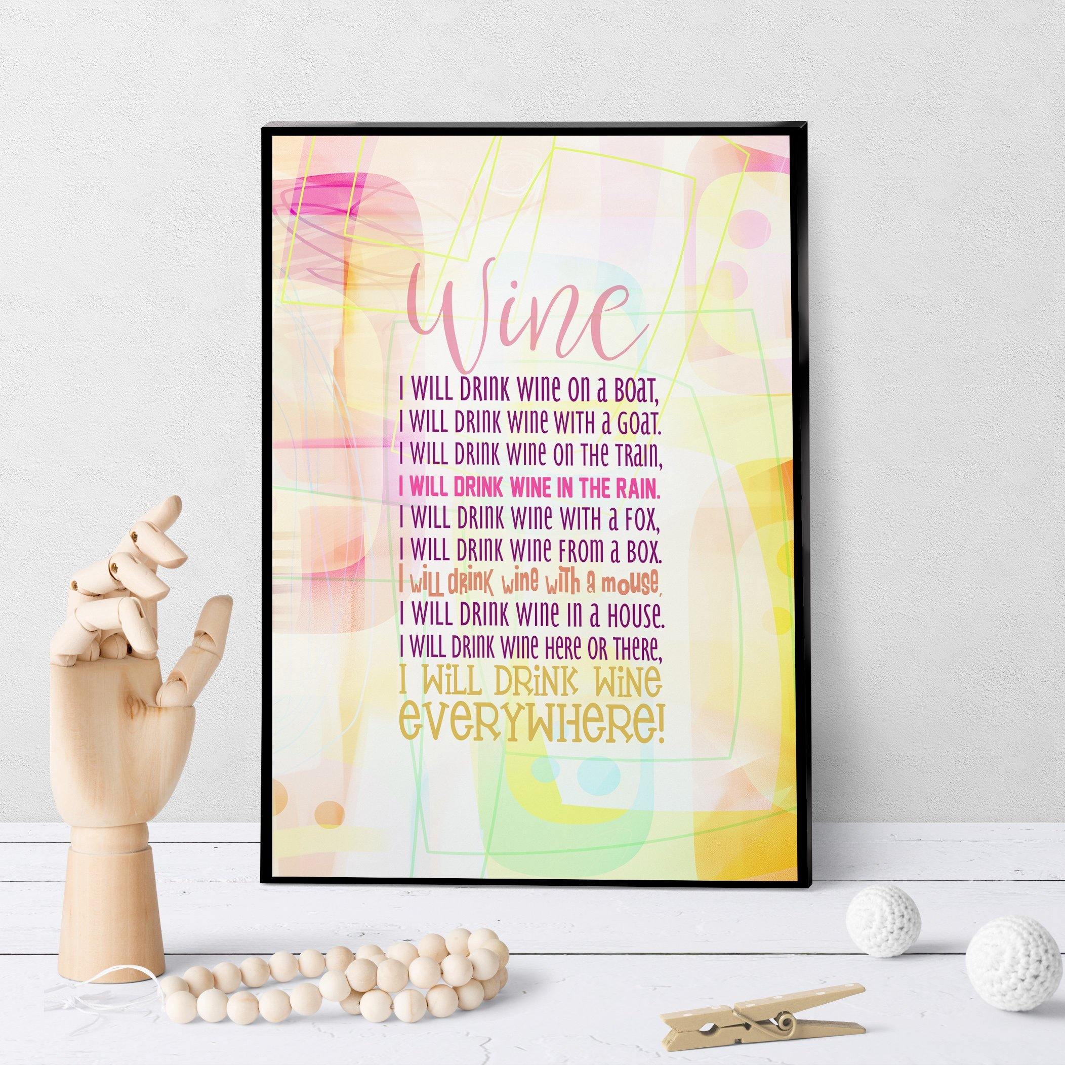 0853 Drink Wine on a Boat Art