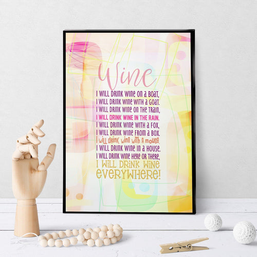 0853 Drink Wine on a Boat Art - deloresartcanada