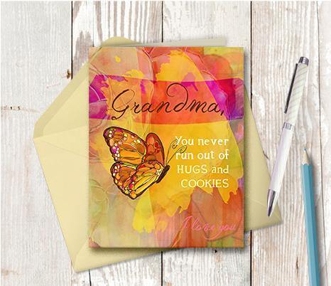 0084 Mom Note Card - deloresartcanada