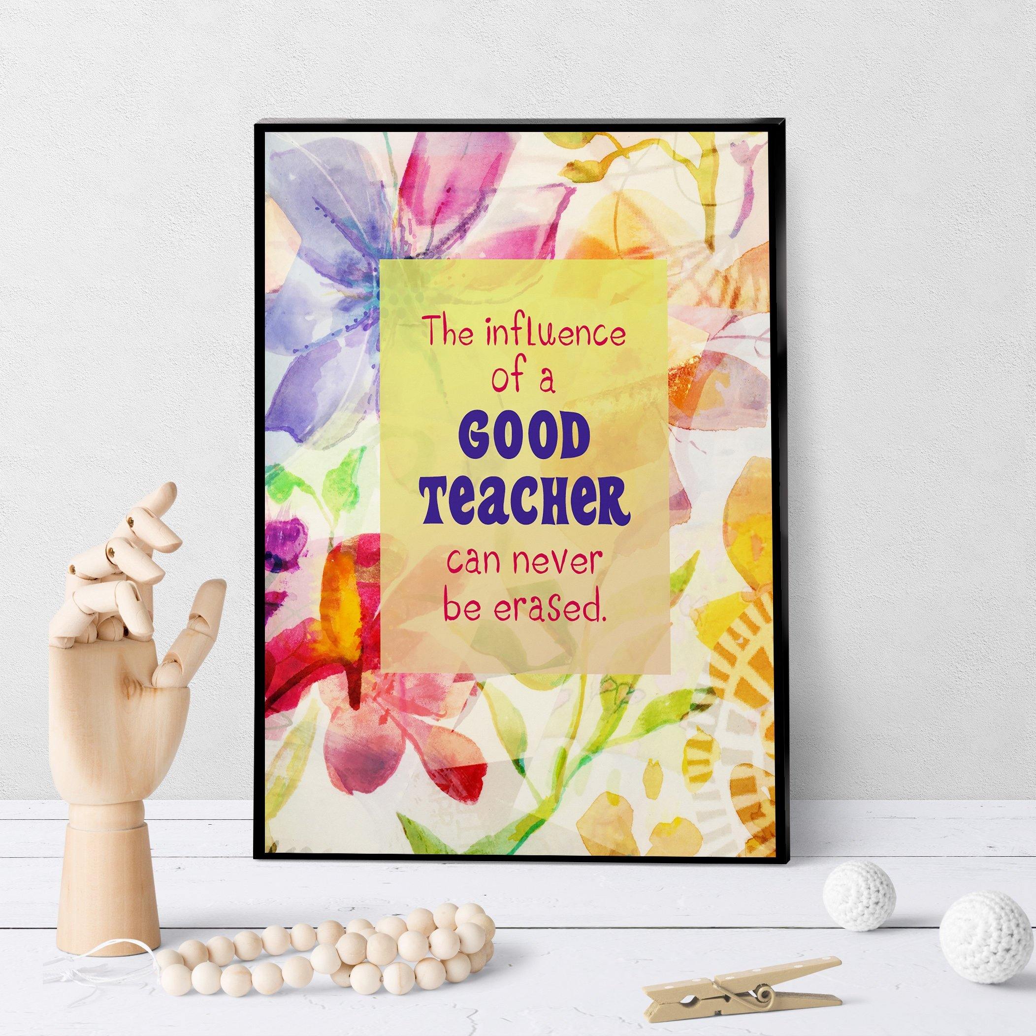 0871 Influence Of Good Teacher Art - deloresartcanada