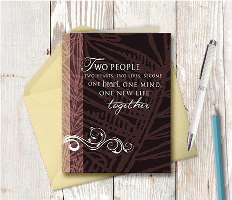 0088  Two People Note Card - deloresartcanada