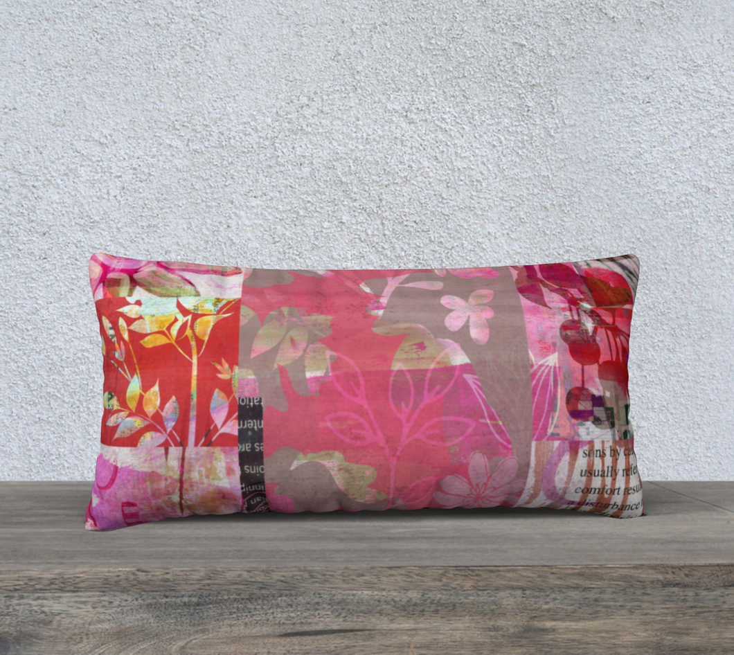 Flourish Lumbar Pillow by Deloresart