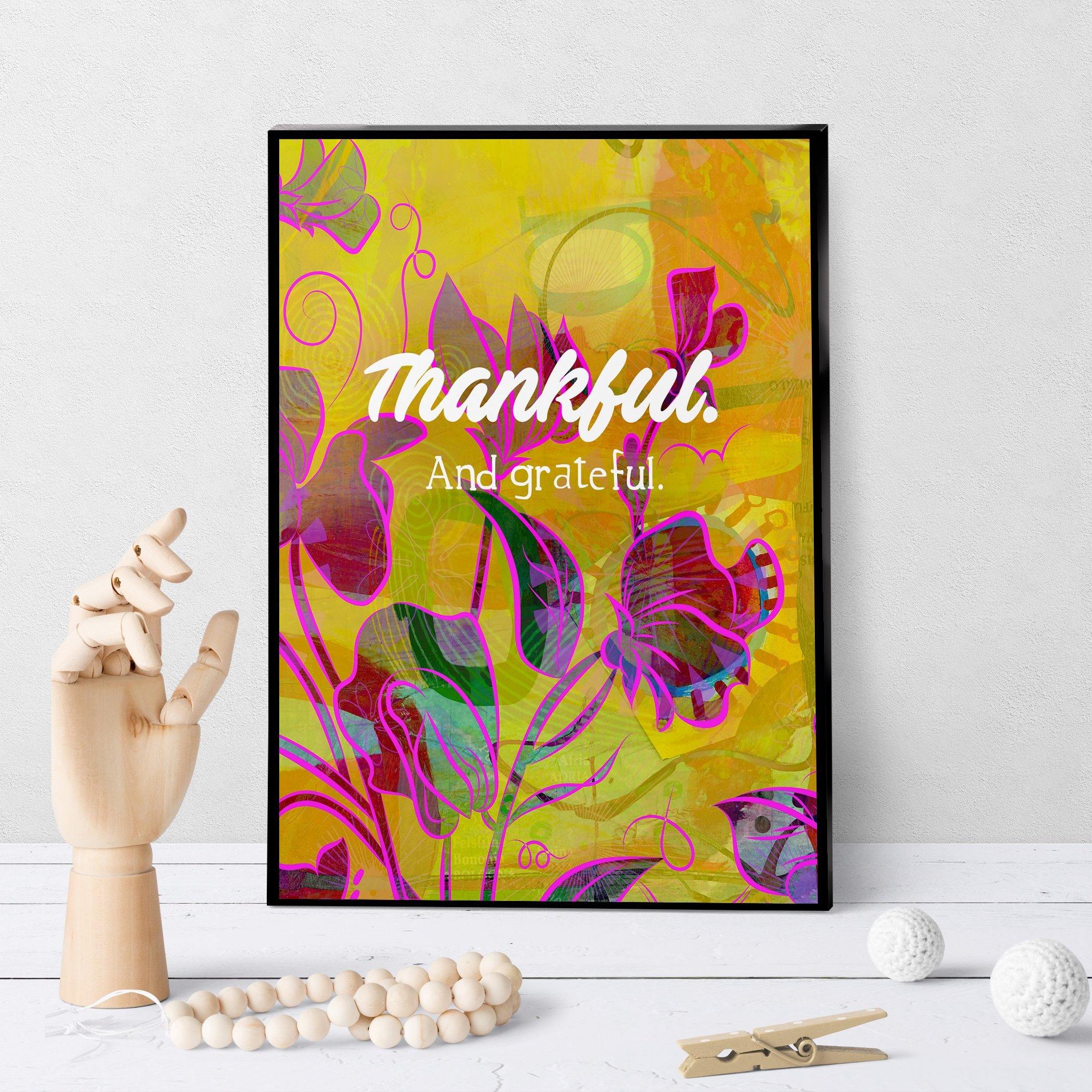 0940 Thankful And Grateful Art - deloresartcanada