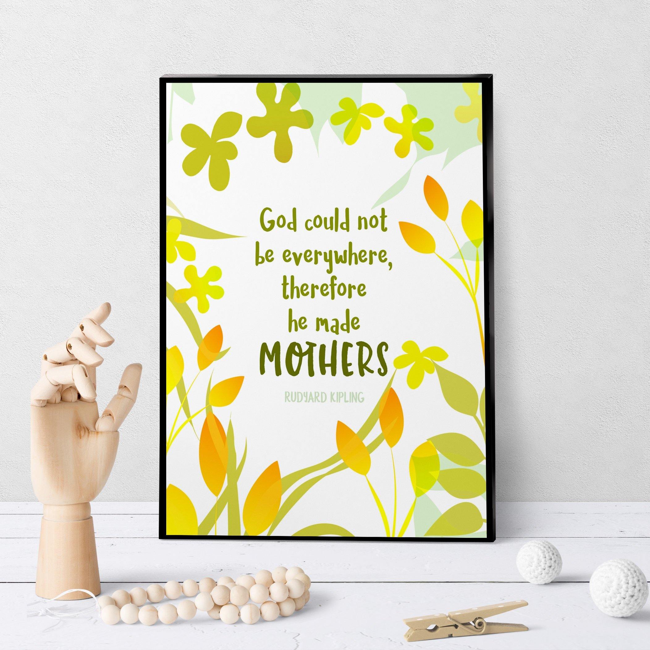 0945 God Made Mothers Art