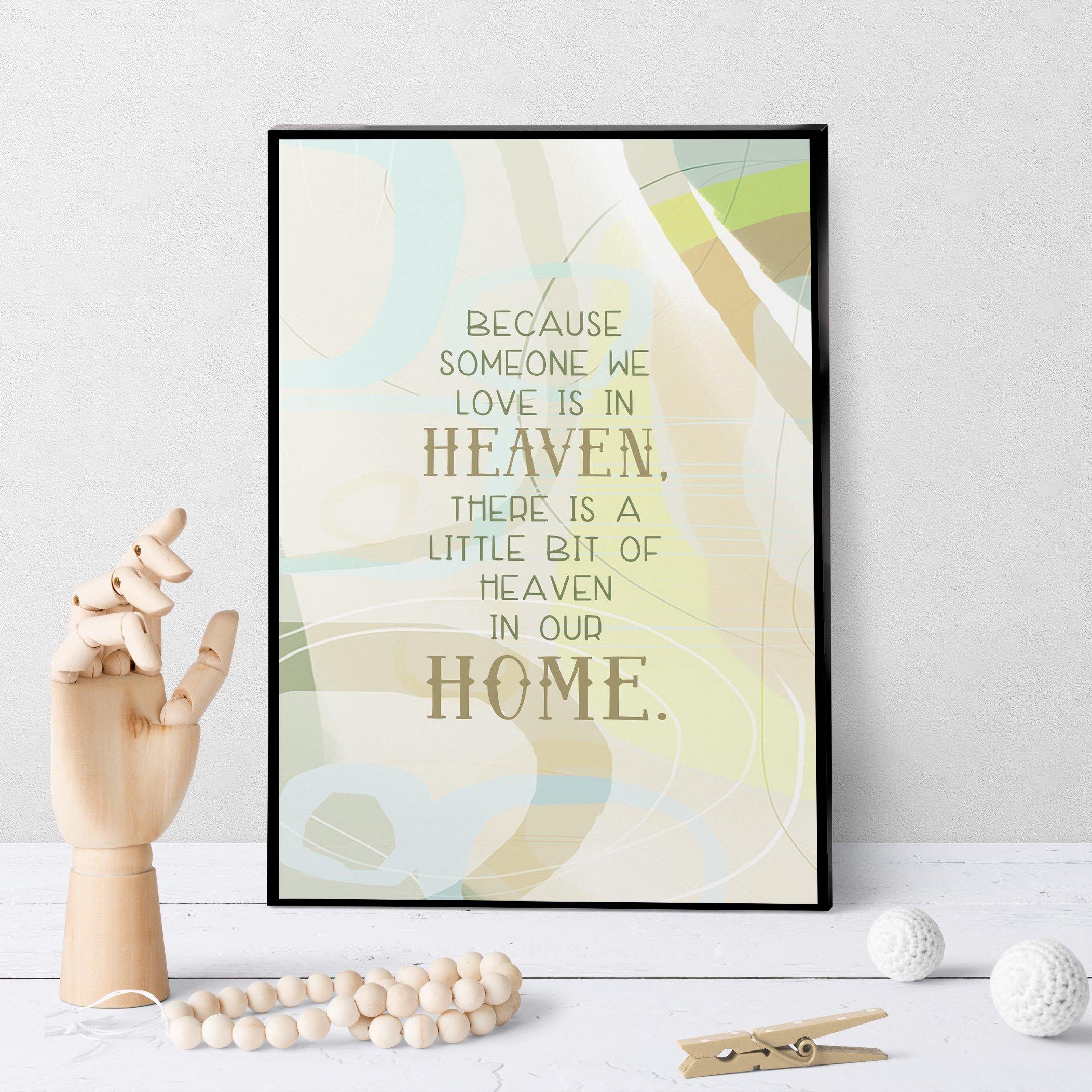 0956 Because Someone We Love Is In Heaven Art