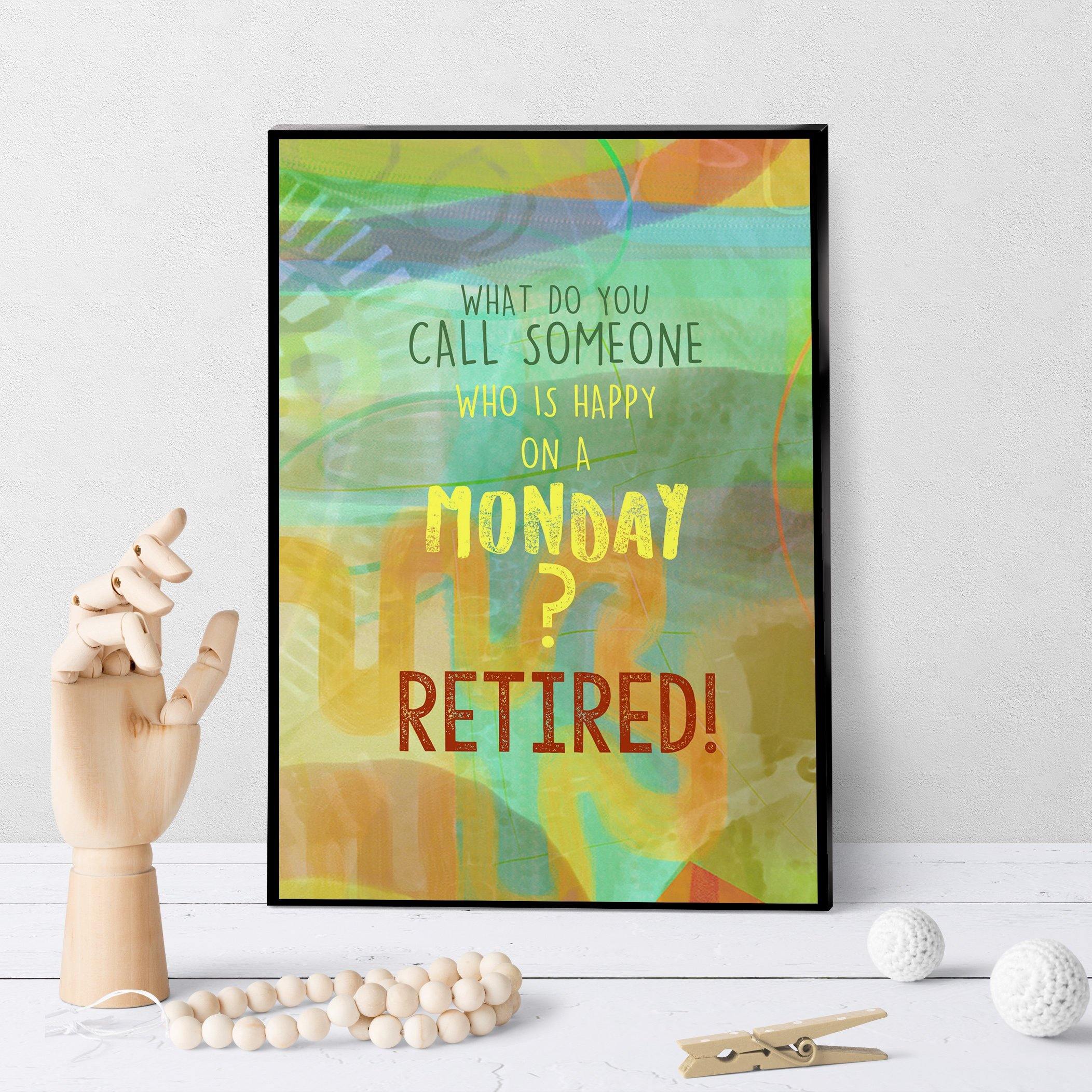 0960 Happy On Monday Retired Art