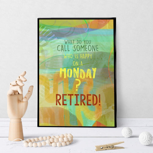 0960 Happy On Monday Retired Art - deloresartcanada