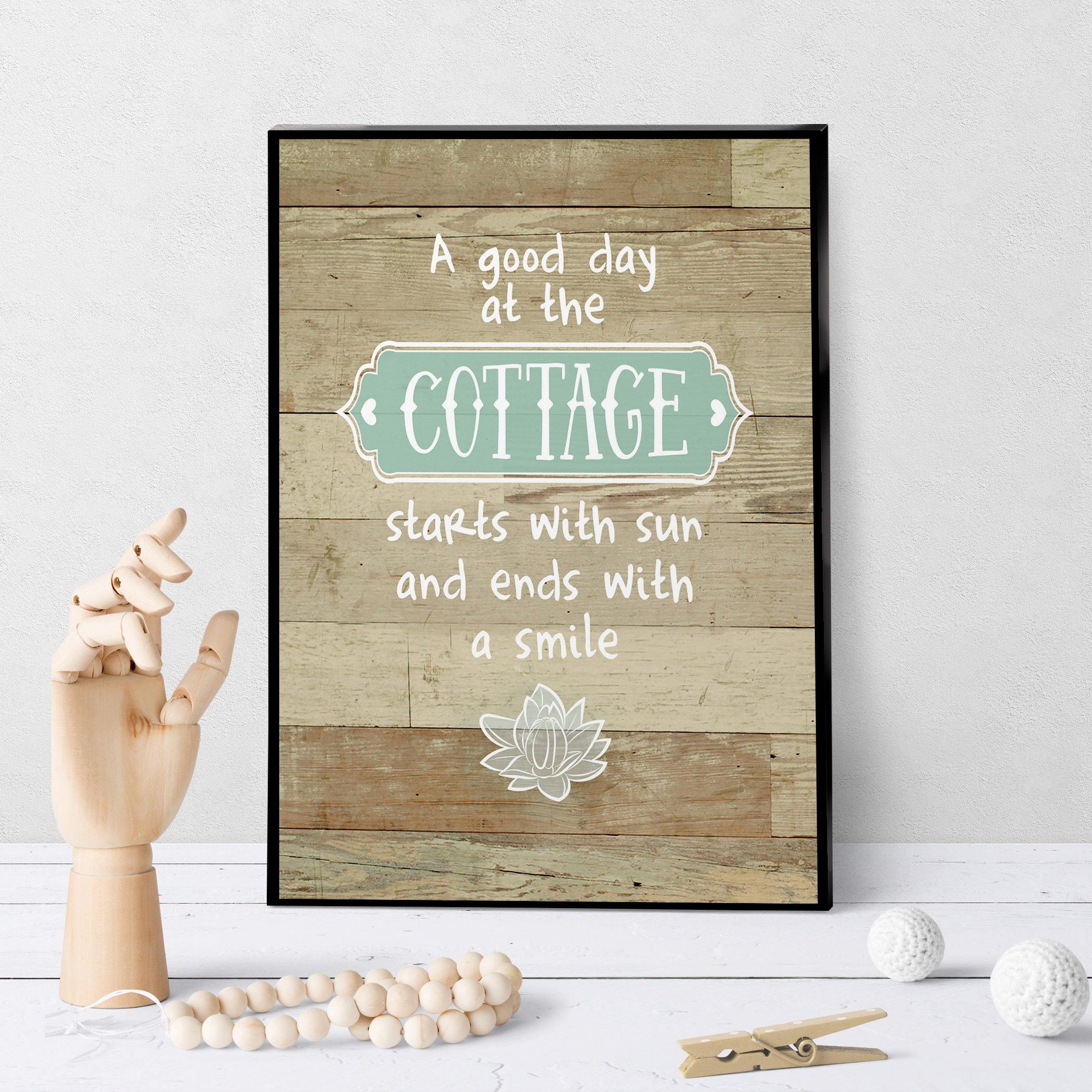 0967 Good Day At The Cottage Art - deloresartcanada