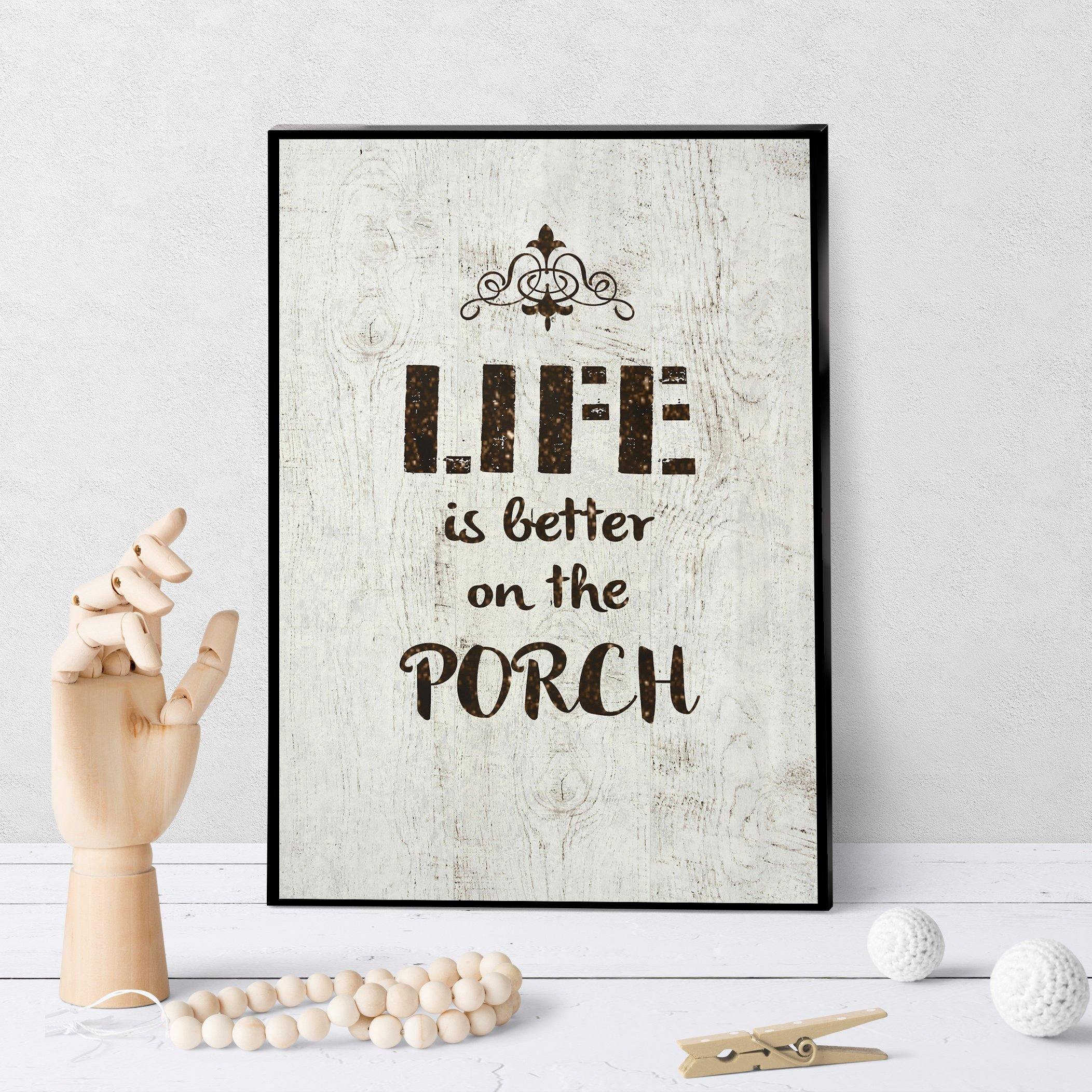 0978 On The Porch Art - deloresartcanada