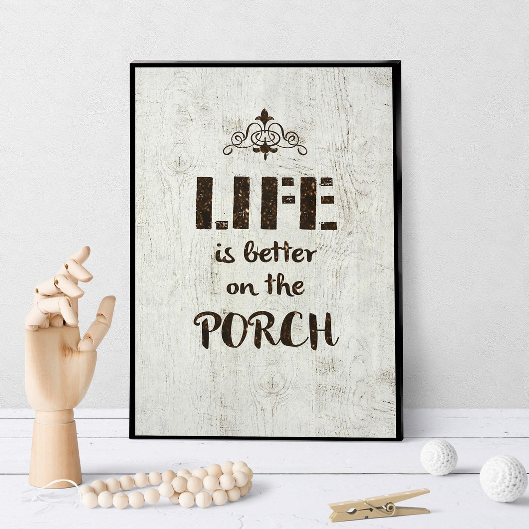 0978 On The Porch Art - deloresartcanada