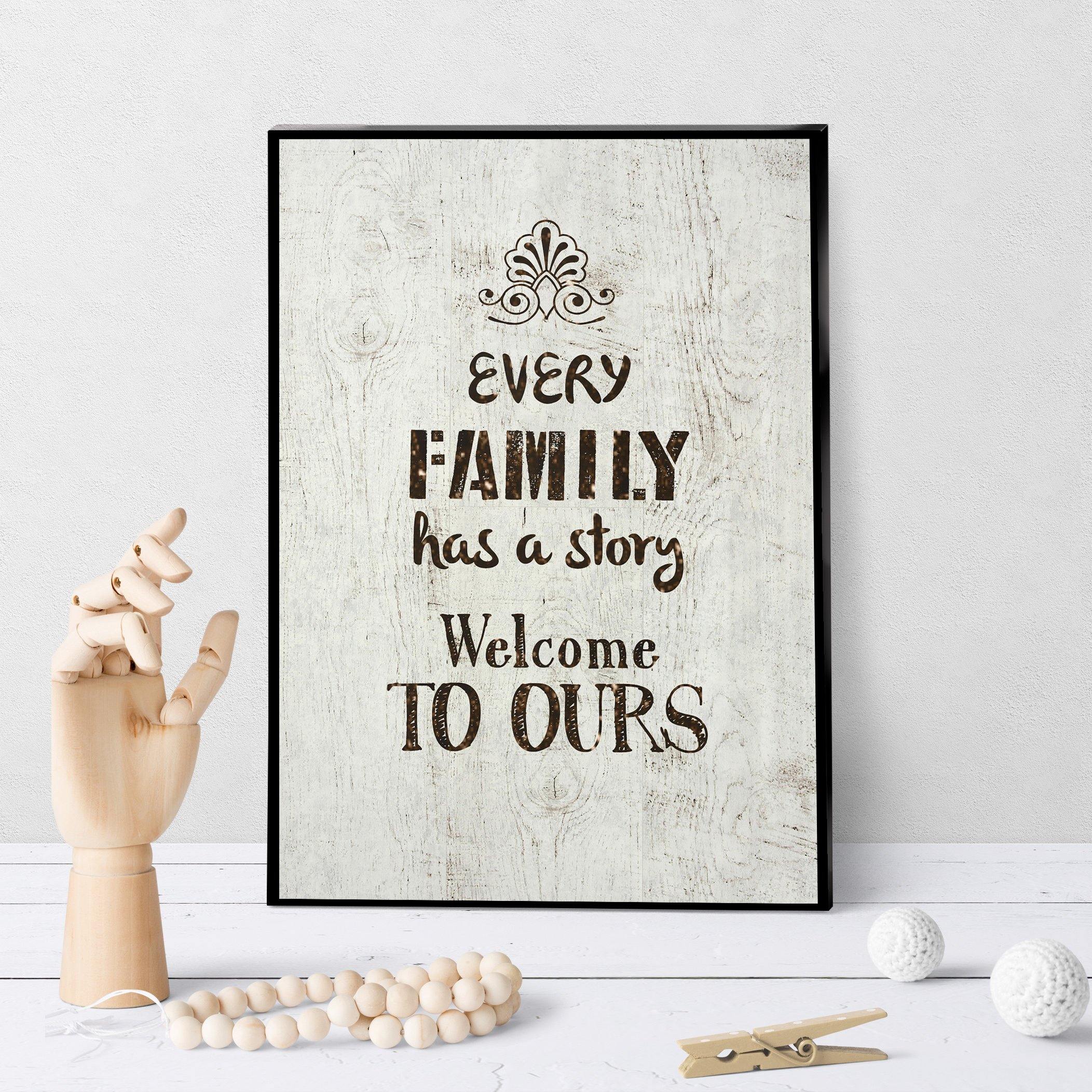 0979 Every Family Has A Story Art - deloresartcanada