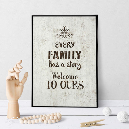 0979 Every Family Has A Story Art - deloresartcanada