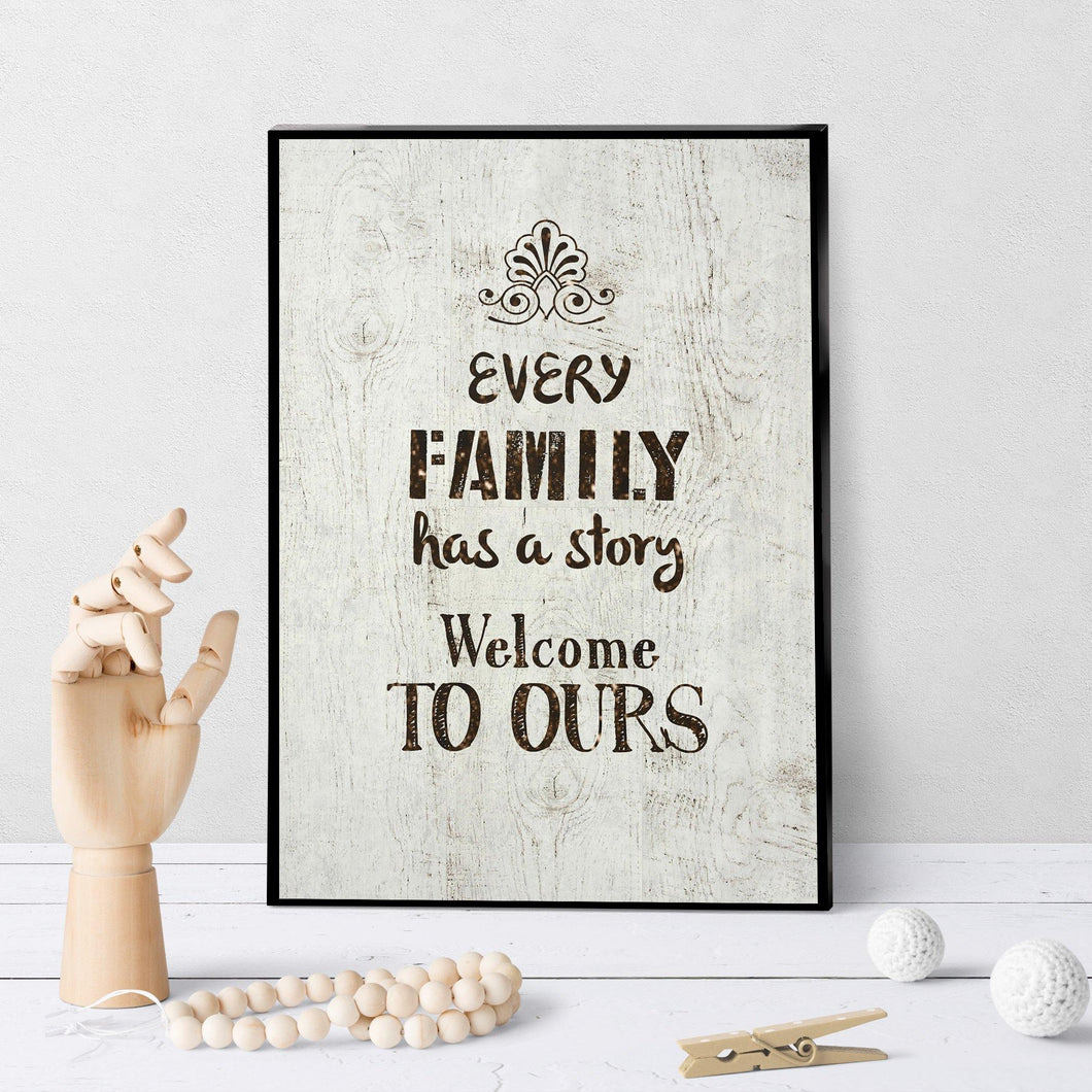 0979 Every Family Has A Story Art - deloresartcanada