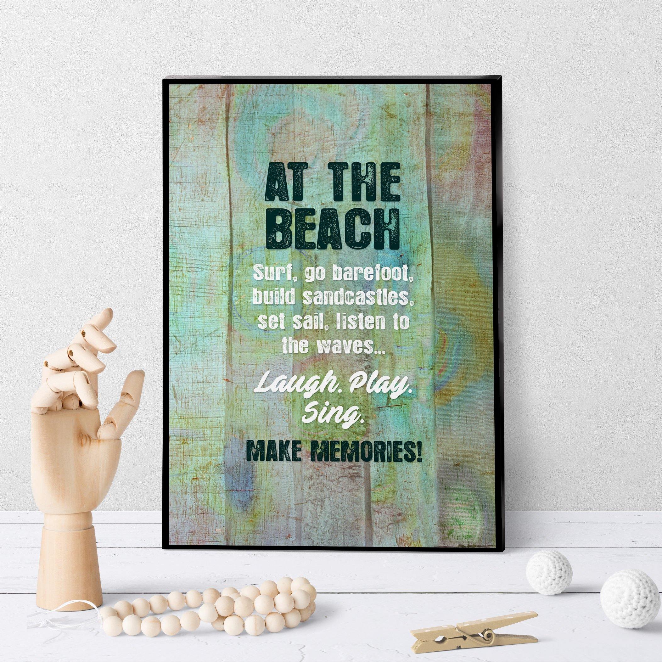 0983 At The Beach Art - deloresartcanada