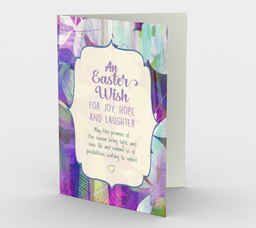 1172. An Easter Wish  Card by DeloresArt - deloresartcanada