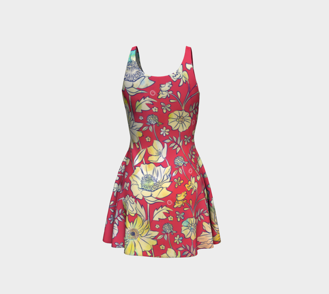 Francella Red Dress by Deloresart