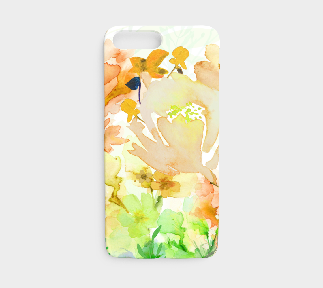 348 Gracious Garden Watercolor Device Case - deloresartcanada