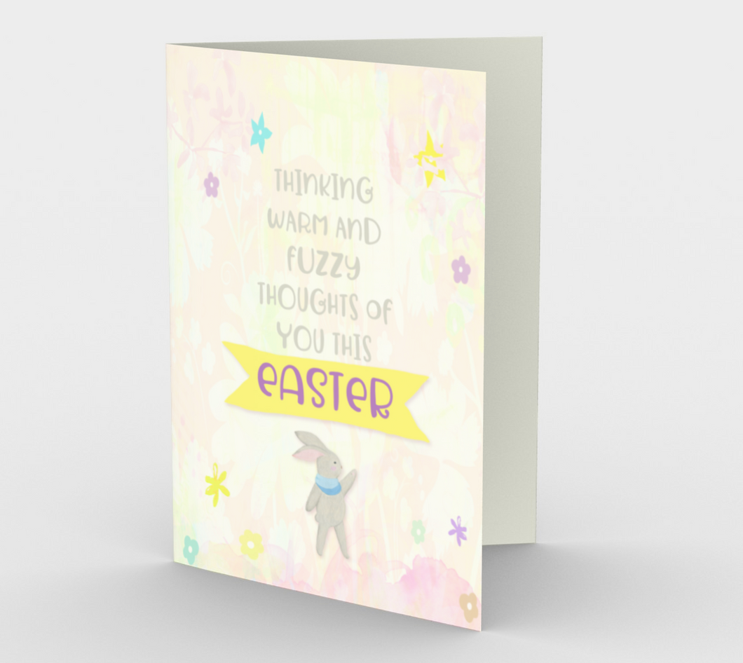 1169. Warm And Fuzzy Easter  Card by DeloresArt