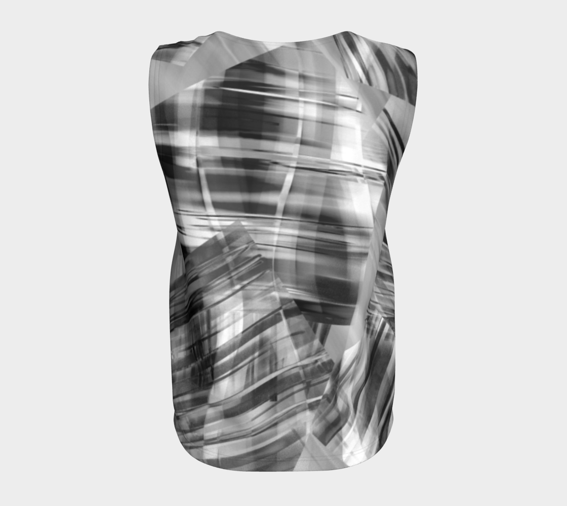 Tartan Cliffs Fabric in Black and Greys - deloresartcanada
