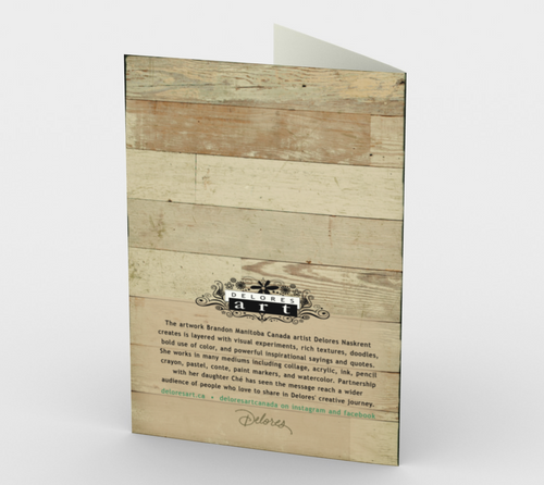 1216. Life Doesn't Come With A Manual/Dad  Card by DeloresArt