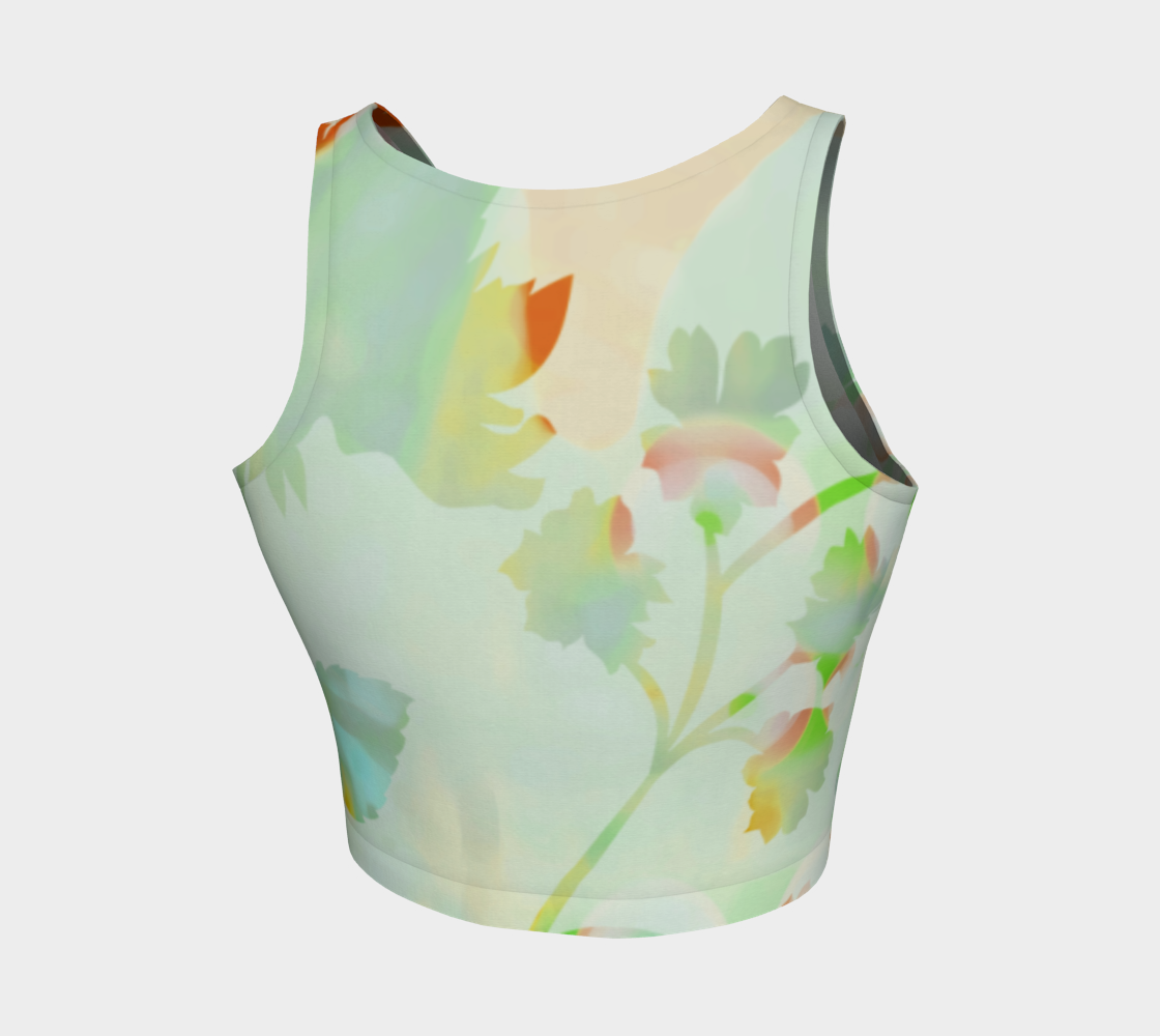 Francella Silhouette Crop Top by Deloresart - deloresartcanada