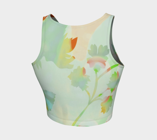Francella Silhouette Crop Top by Deloresart - deloresartcanada