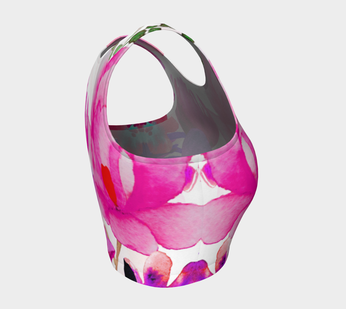 Pink Pleasure Crop Top by Deloresart - deloresartcanada