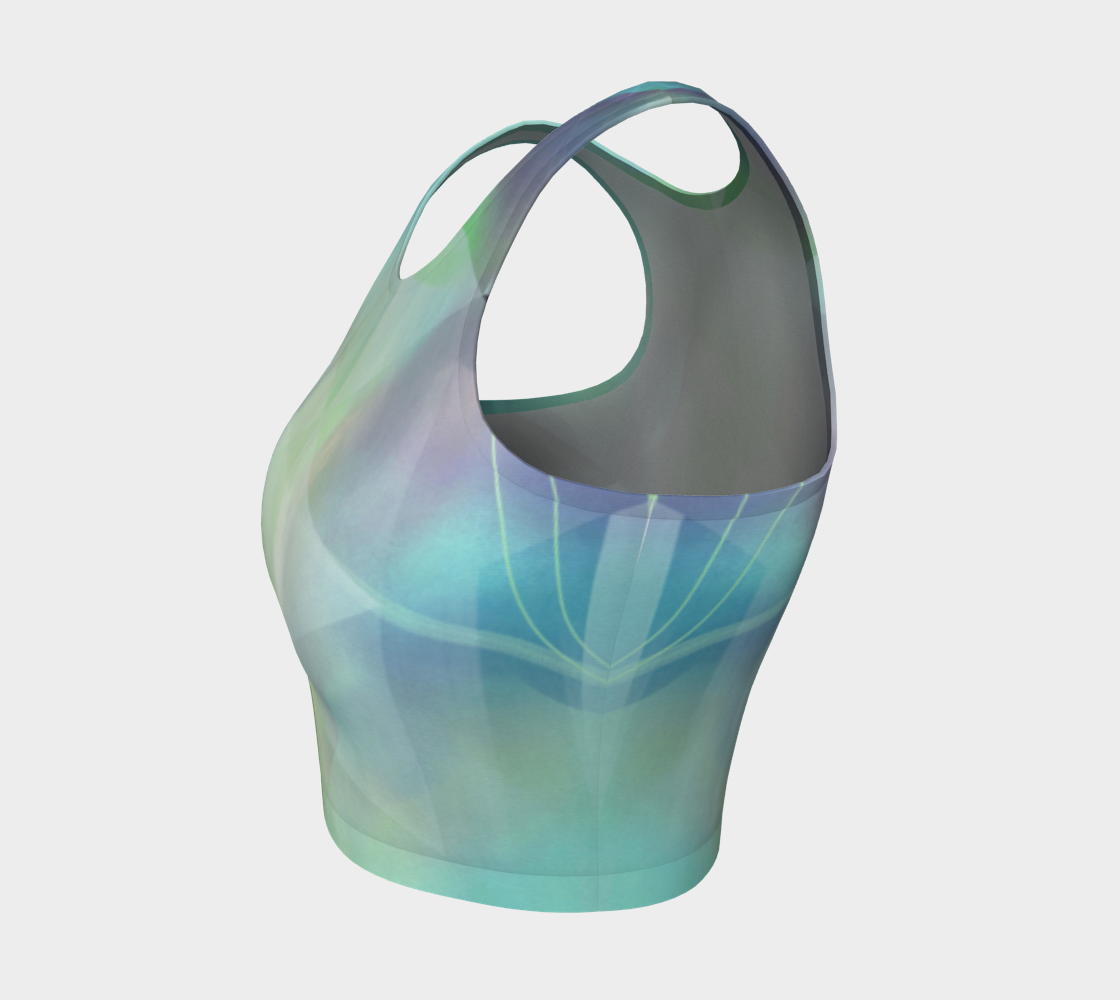 Be Still Textural Crop Top by Deloresart - deloresartcanada