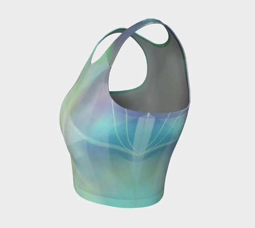 Be Still Textural Crop Top by Deloresart - deloresartcanada